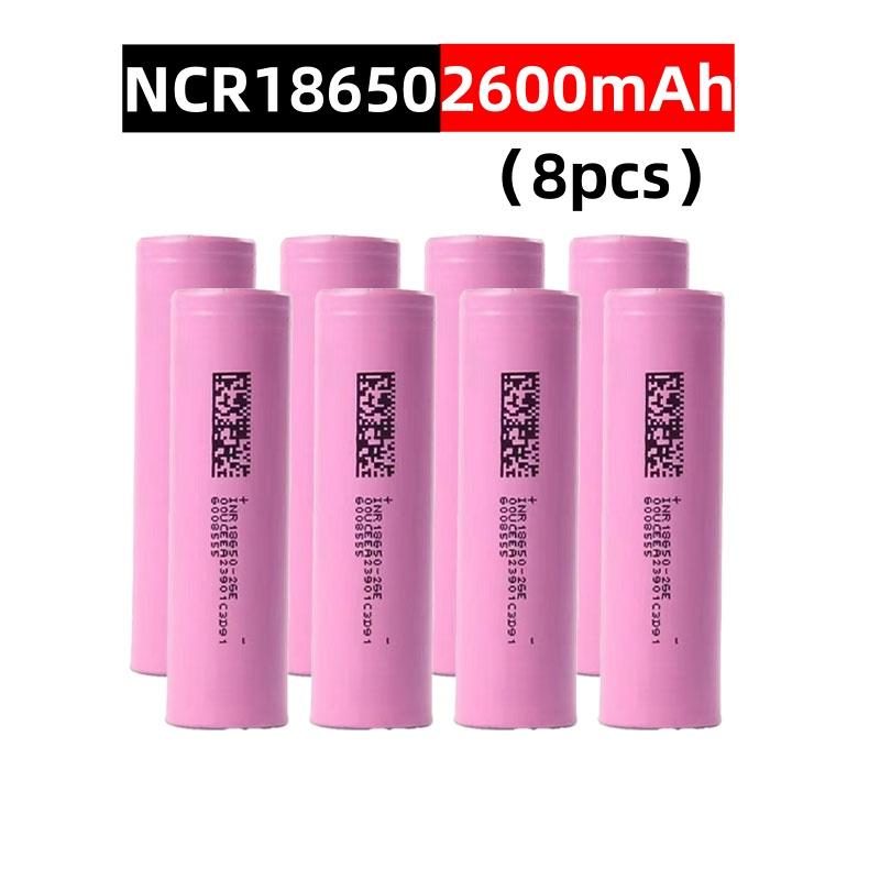 Vape Battery 18650 - INR18650-26E Battery 3.7V 2600mAh Li-ion Rechargeable
