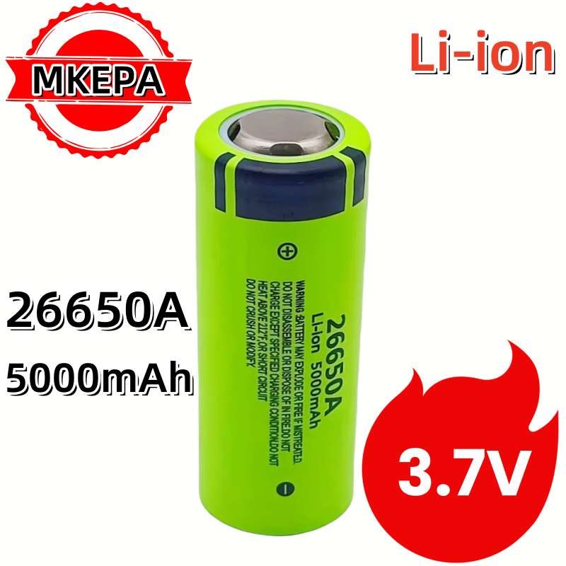 Vape Battery 18650 - 100% brand new,original,high-quality,true capacity 26650A 5000mAh