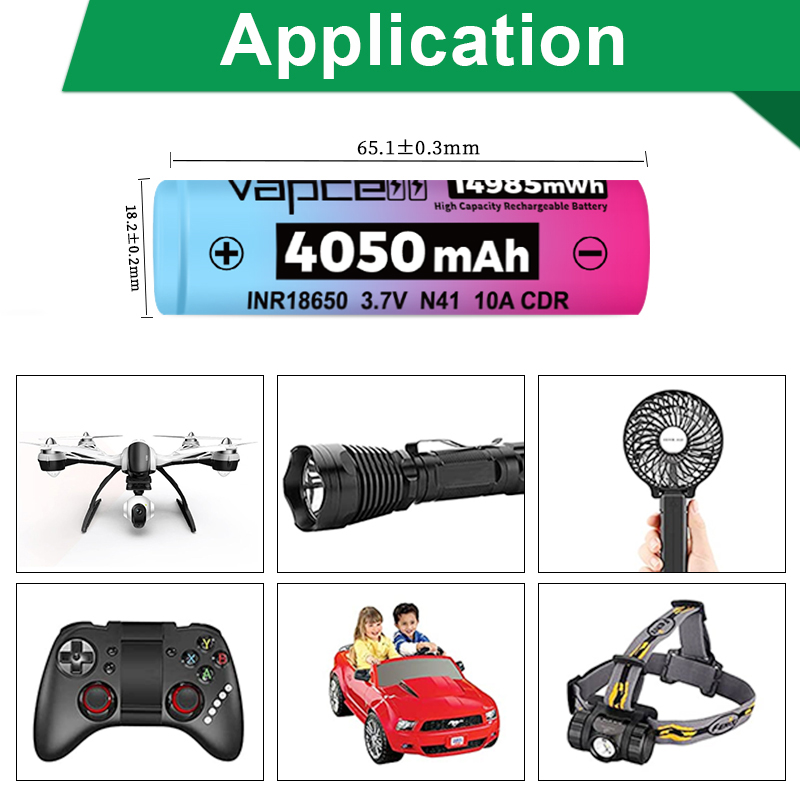 Original Vapcell N41 INR 18650 - Vape Battery 18650 ulasan dan harga