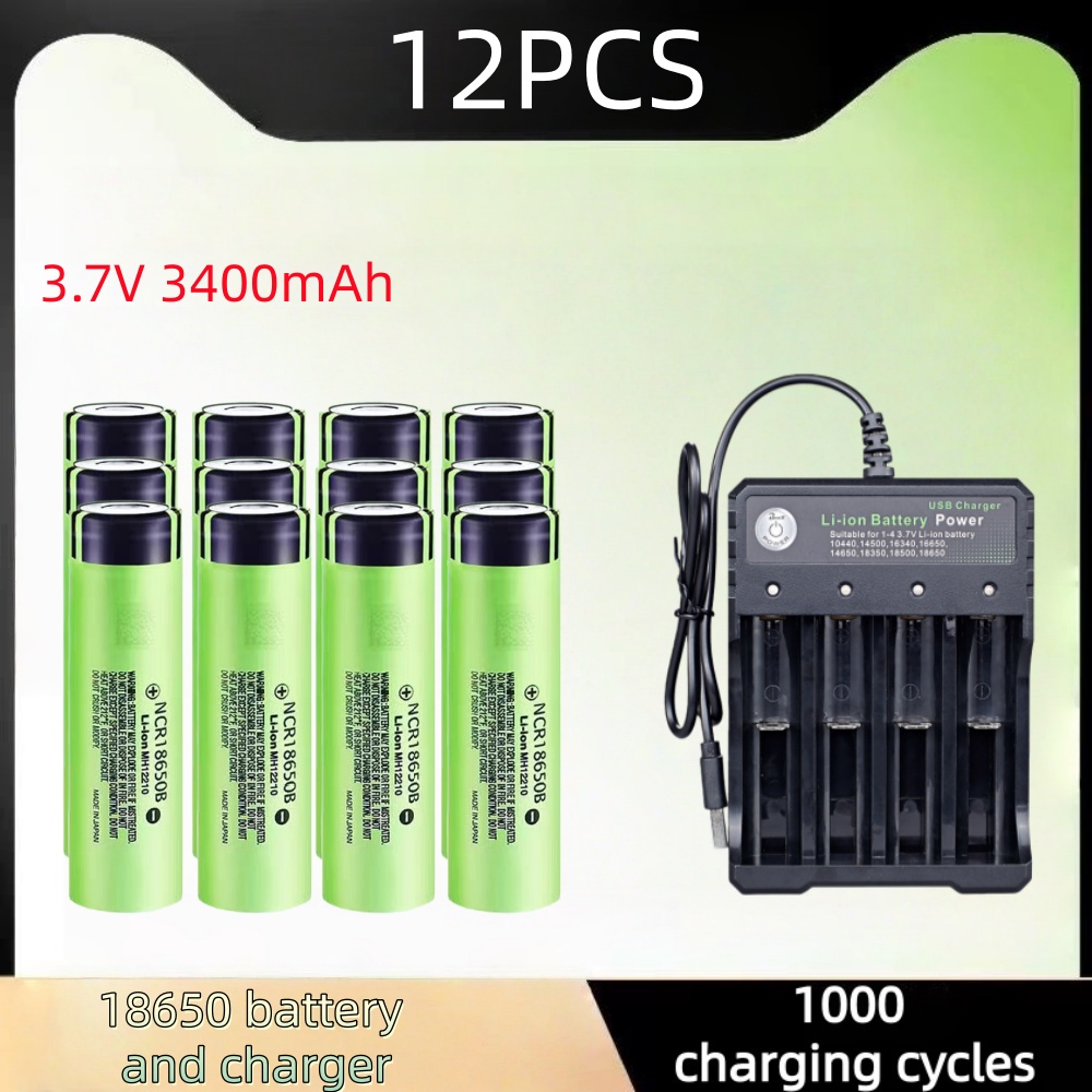 4-20PCS Rechargeable Lithium B - Vape Battery 18650 ulasan dan harga