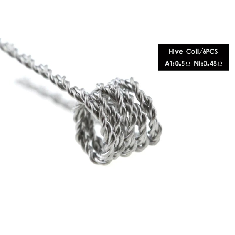 48Pcs/Set 8 in 1 Prebuilt Coil - Clapton Wire Pre Built ulasan dan harga
