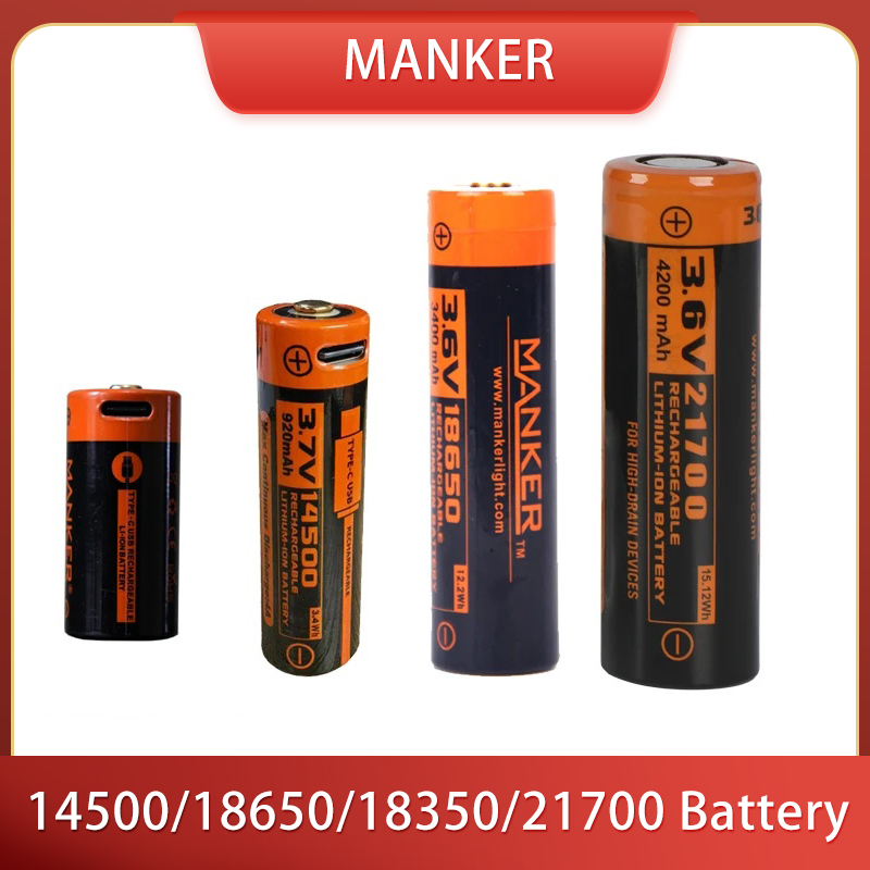Manker 14500/18650/18350/21700 - Vape Battery 18650 ulasan dan harga