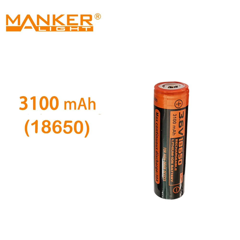 Manker 14500/18650/18350/21700 - Vape Battery 18650 ulasan dan harga